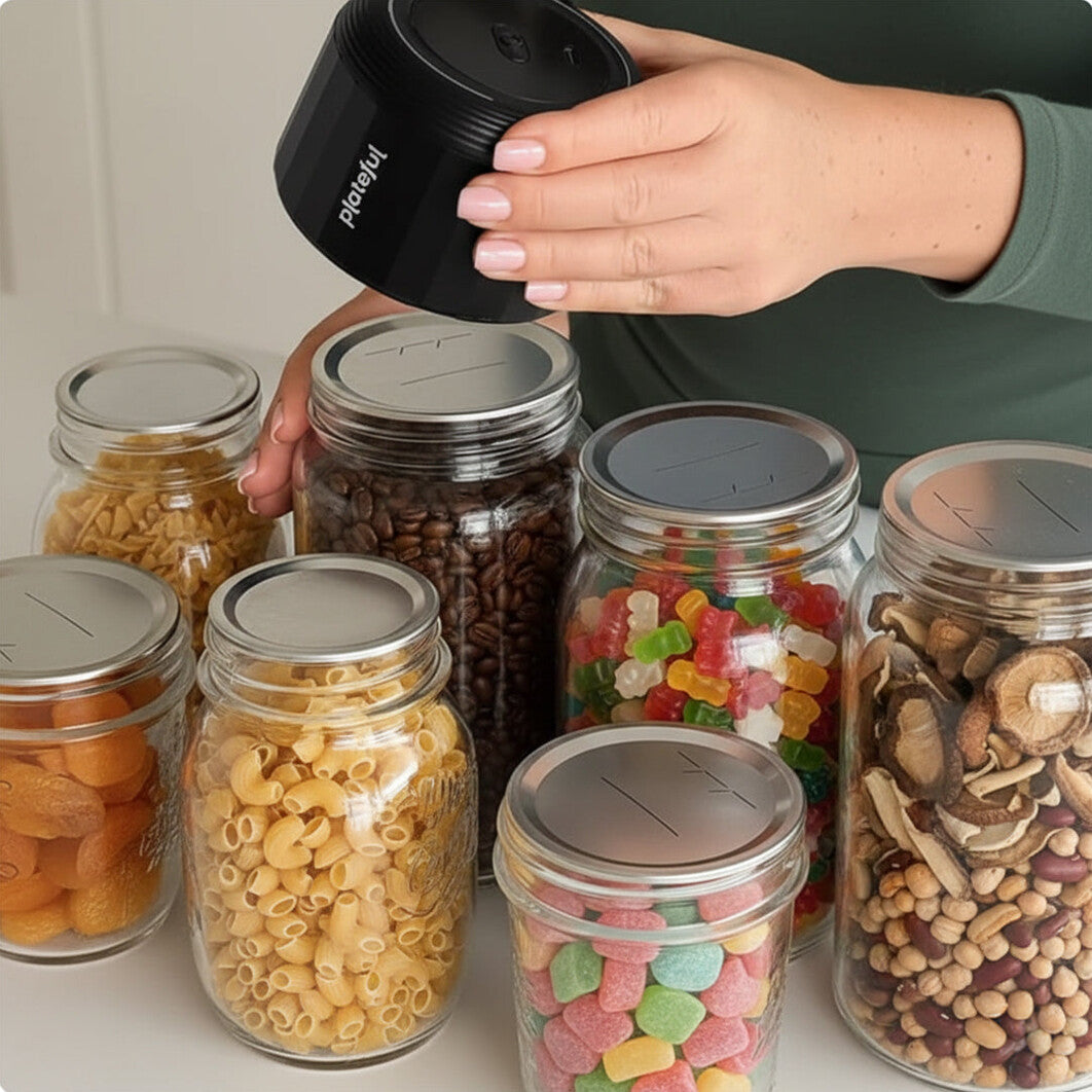 Mason Jar Vacuum Lids (12-Pack)