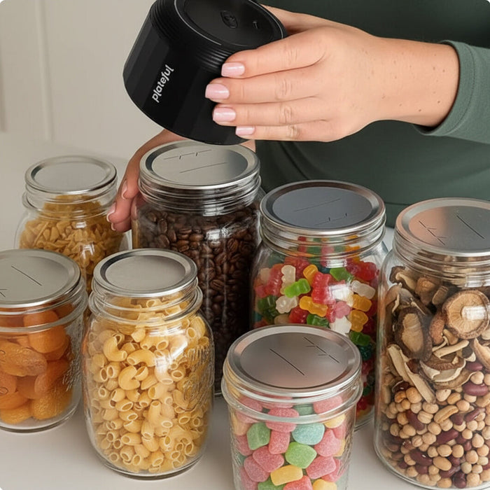 Mason Jar Vacuum Lids (12-Pack)