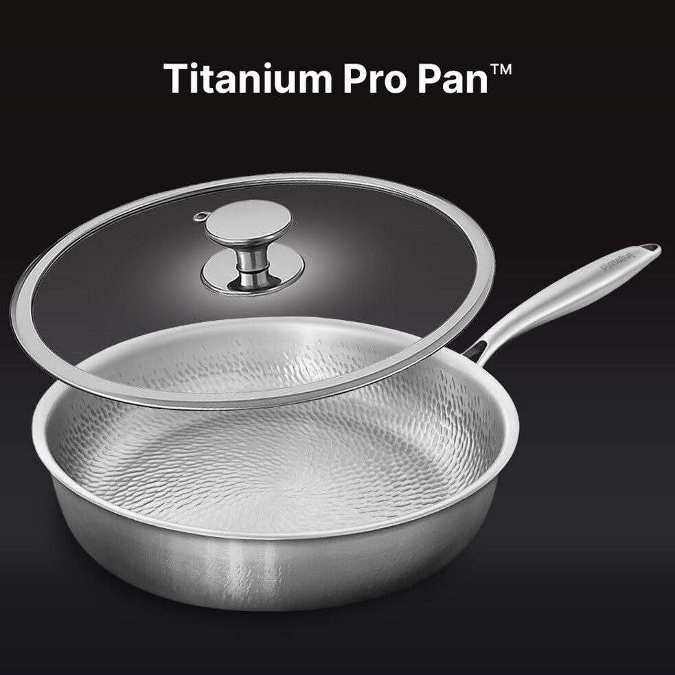 8-Piece Pure Titanium Cookware Set