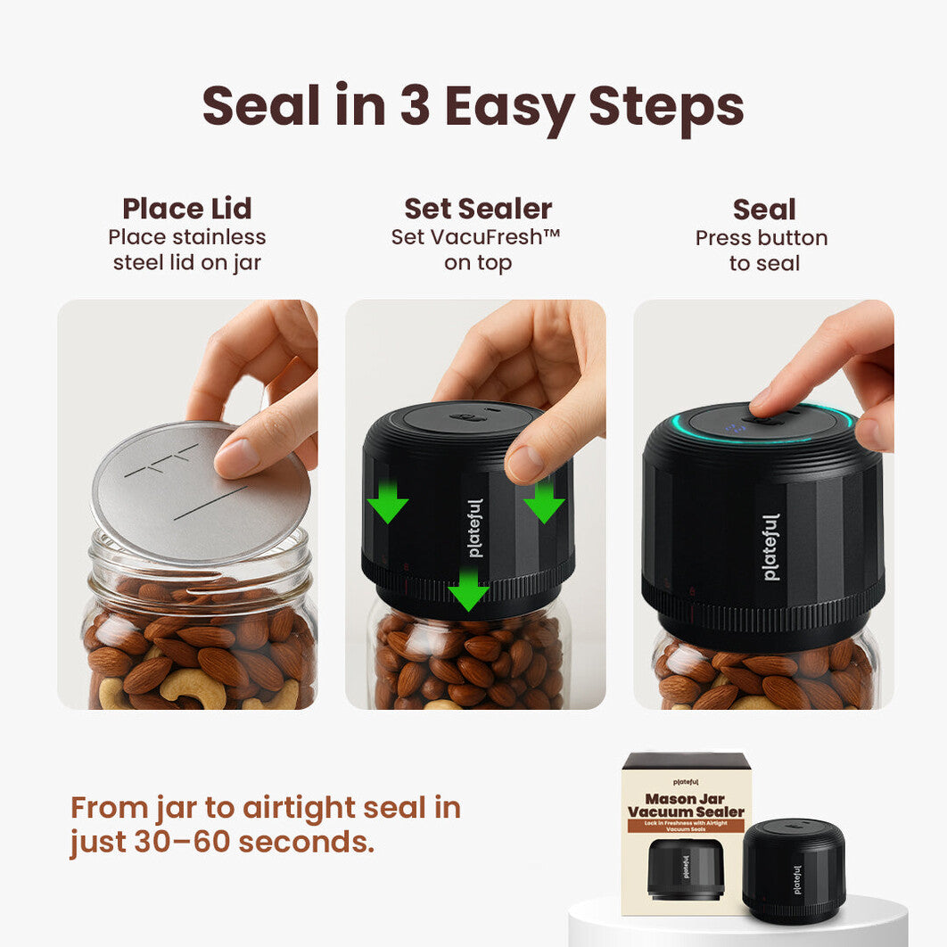 Electric Mason Jar Vacuum Sealer
