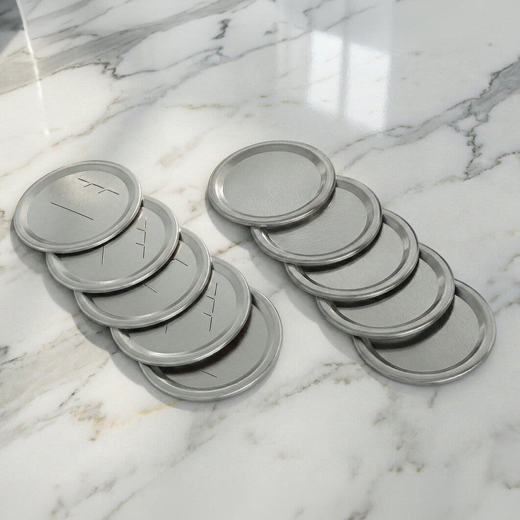 Mason Jar Vacuum Lids (12-Pack)