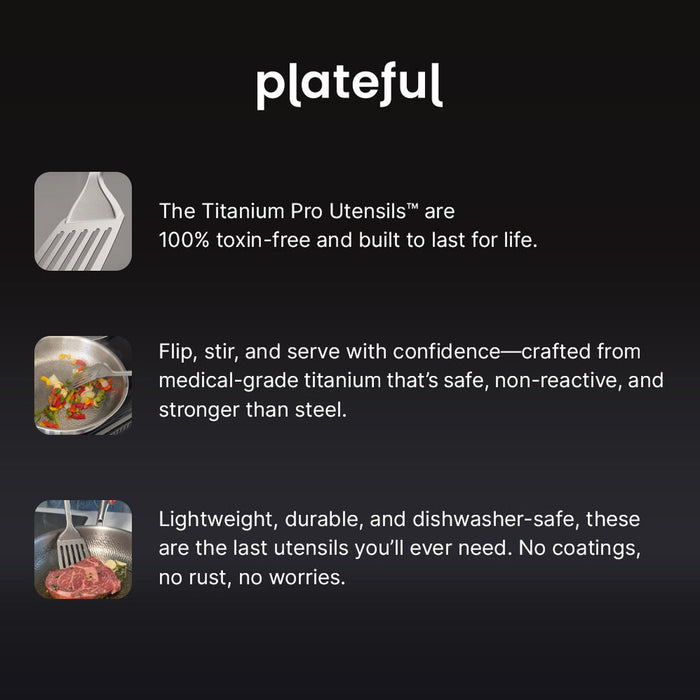 Pure Titanium Kitchen Utensils