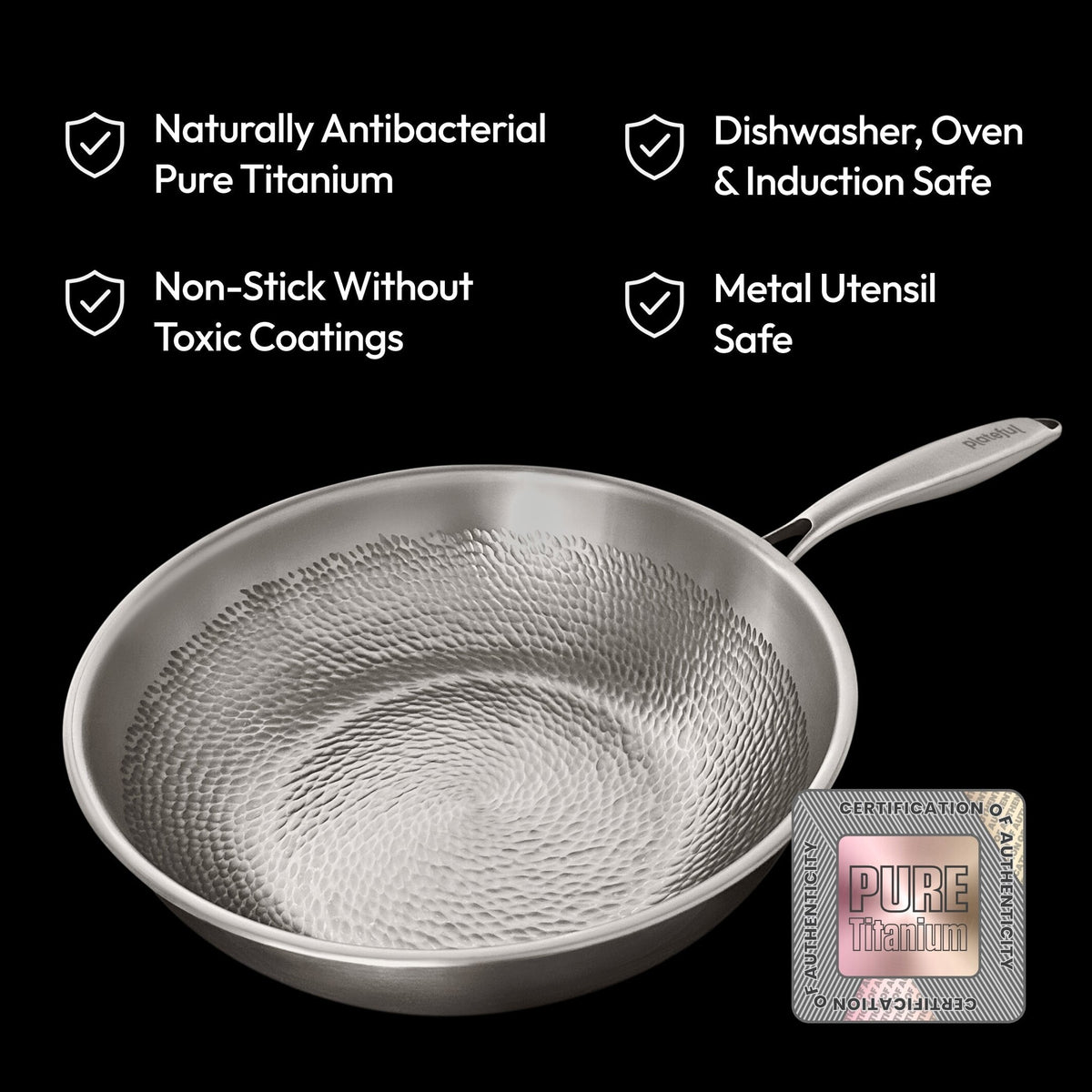Pure Titanium Wok