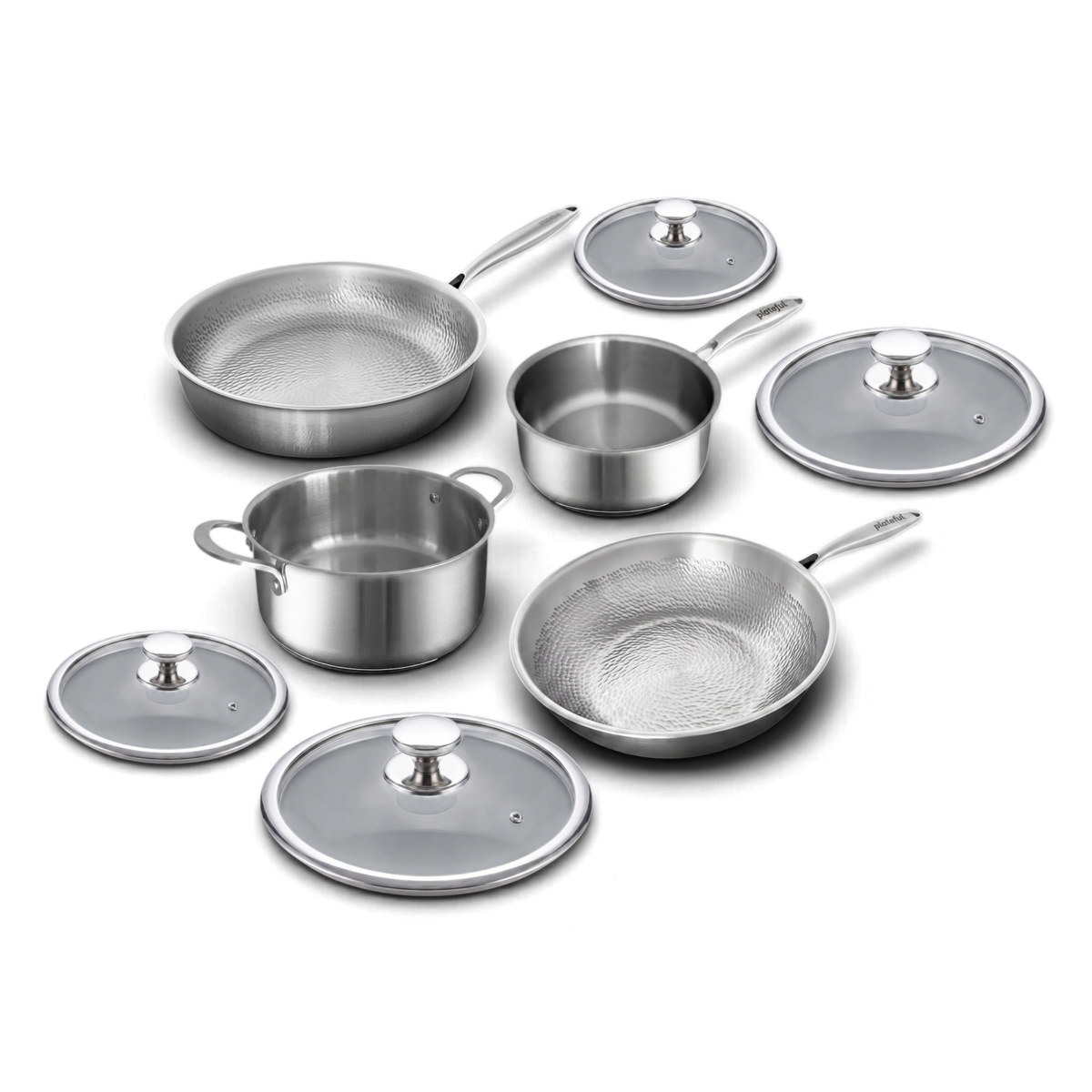8-Piece Pure Titanium Cookware Set