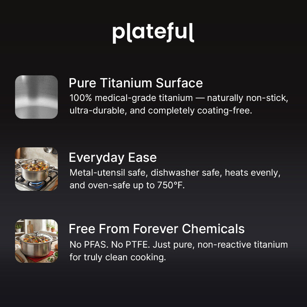Pure Titanium Stock Pot