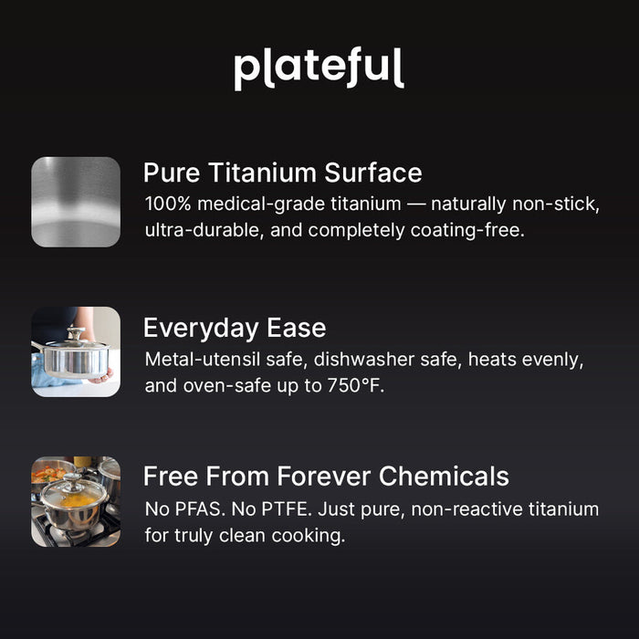 Pure Titanium Saucepan